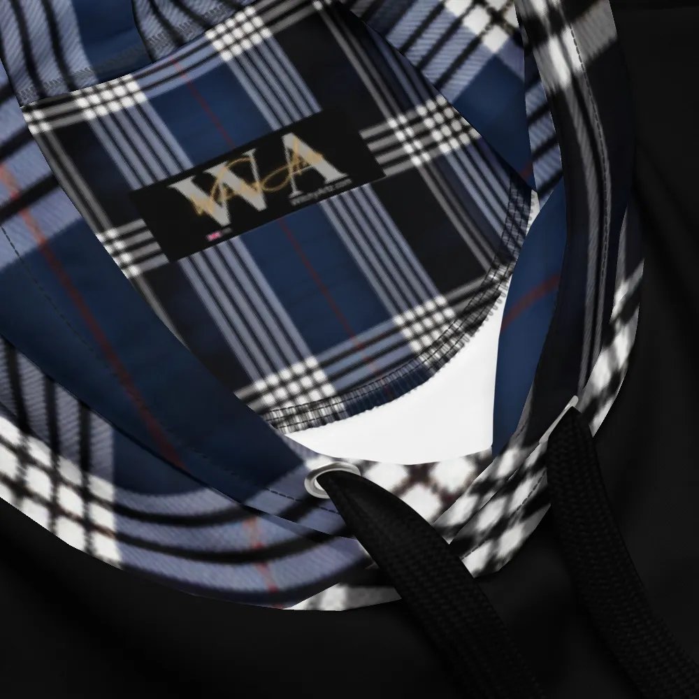 Blue Tartan Brit Artz Hoodie product image (8)