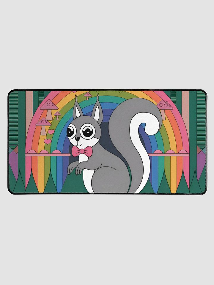 Desk Mat: Avant garde Pooky Bold, stylized and funky, retro and super colorful. psychedelic product image (1)