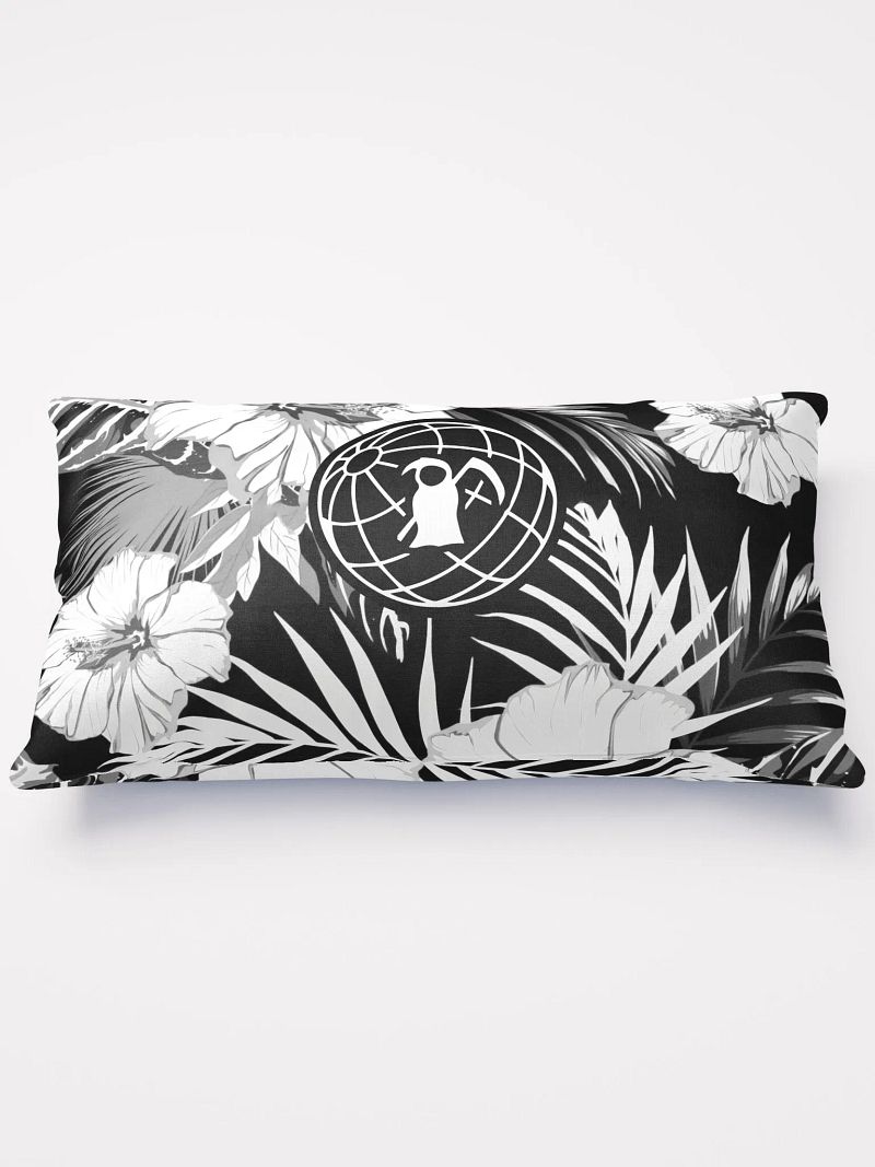 Digital Death Floral Pillow
