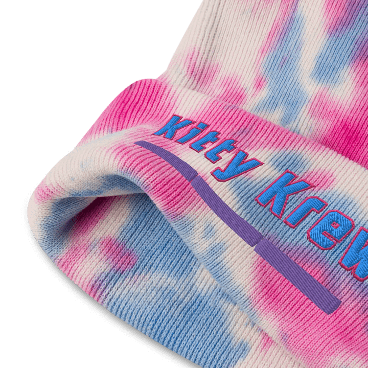 Kitty Krew 3 Plate Tie Dye Beanie product image (6)
