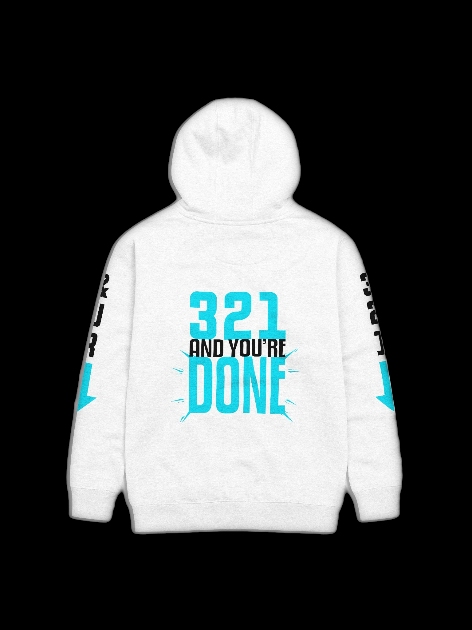 'DONE' Blue Hoodie - Lights product image (2)