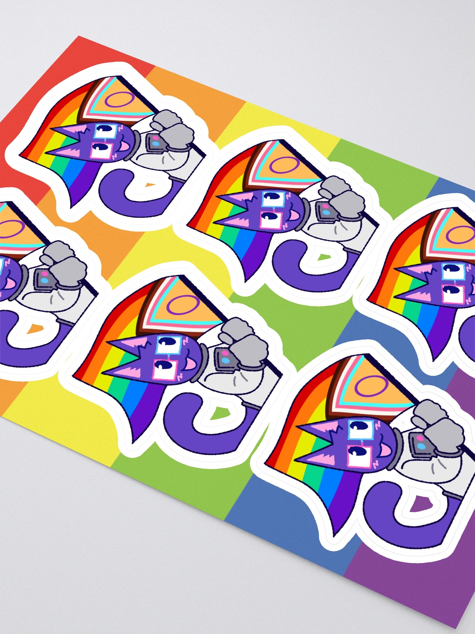 LGBTQIA+ pride kaykay sticker sheet product image (2)