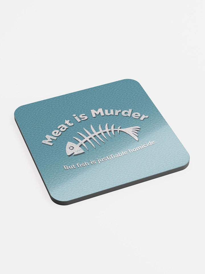 Meat is Murder Beverage Coaster product image (2)