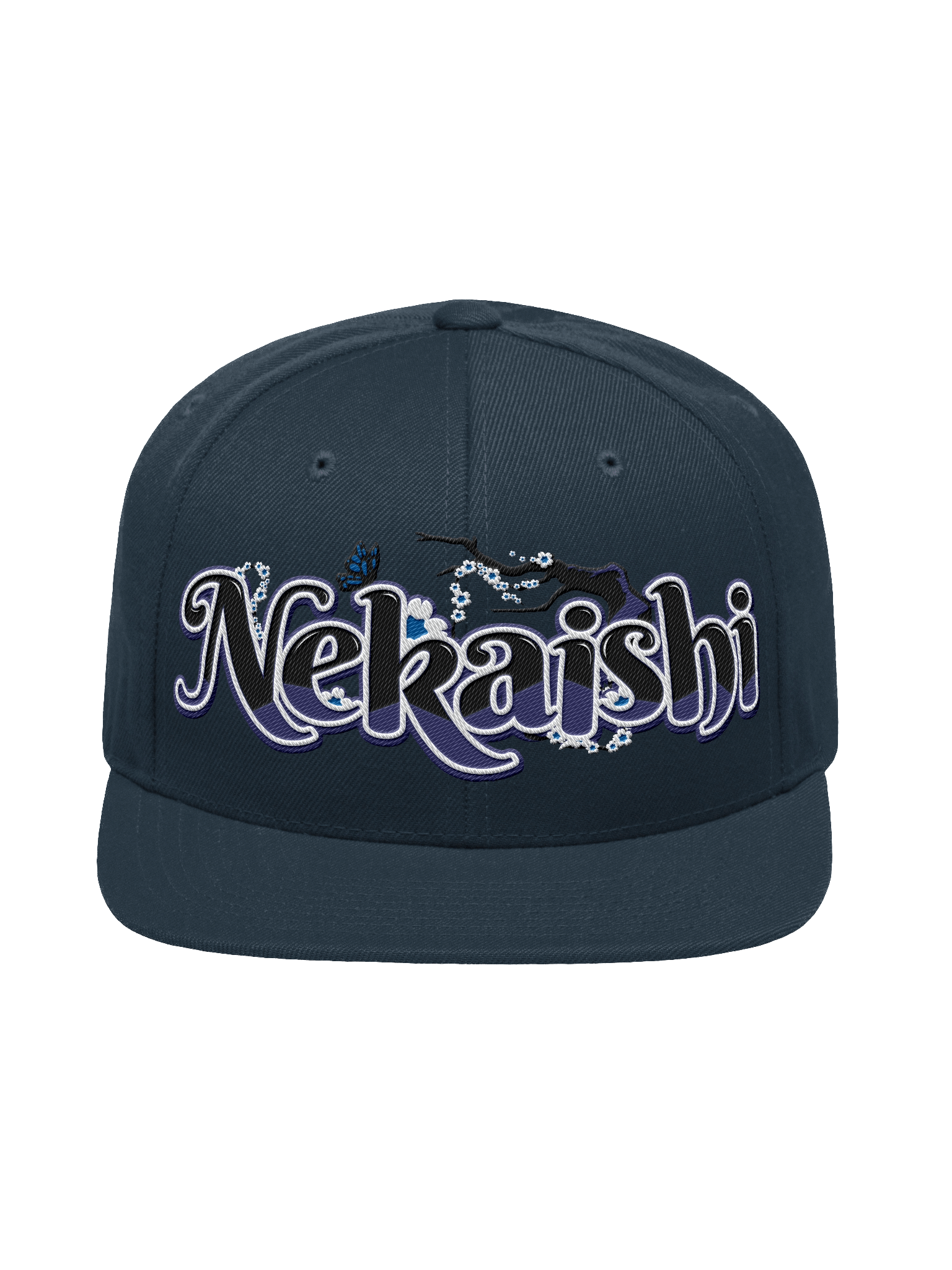 Wool Blend Snapback Cap - Embroidered | Dark Logo product image (8)