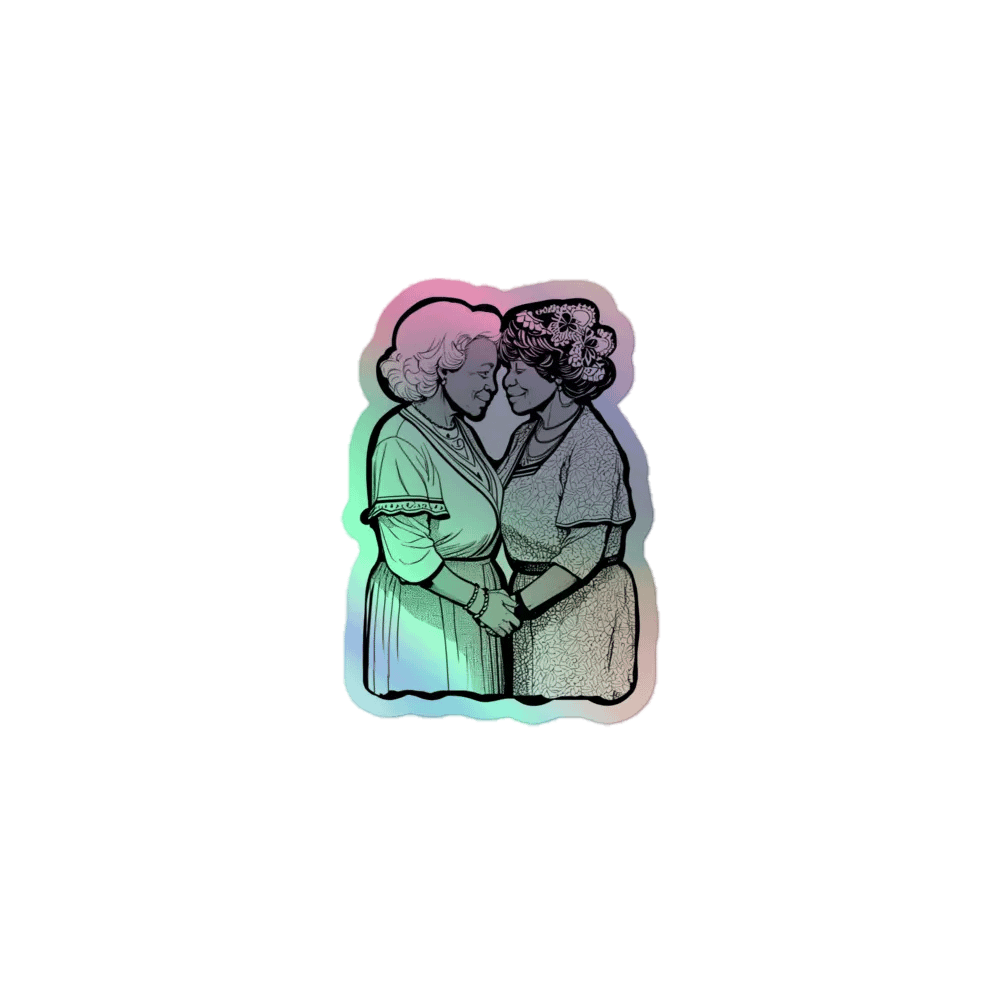 Our Love Is Sacred LGBTQ+ Holo Sticker product image (1)