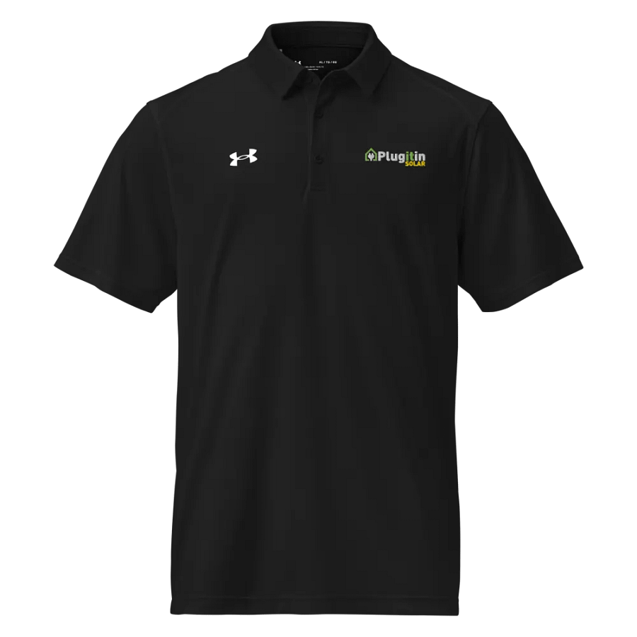 Plug It In Solar High-Quality Men's Polo Shirt product image (1)