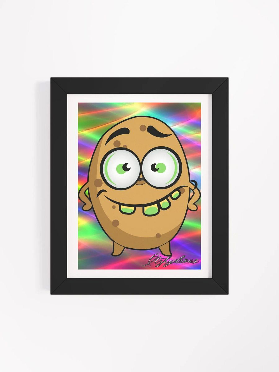 Spudtastic Radiance: Framed Cartoon Poster product image (4)