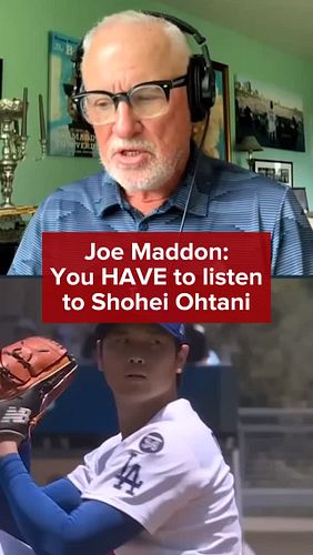 Ohtani’s the unicorn. Trust him, watch him, let him play. ⚾️🦄
