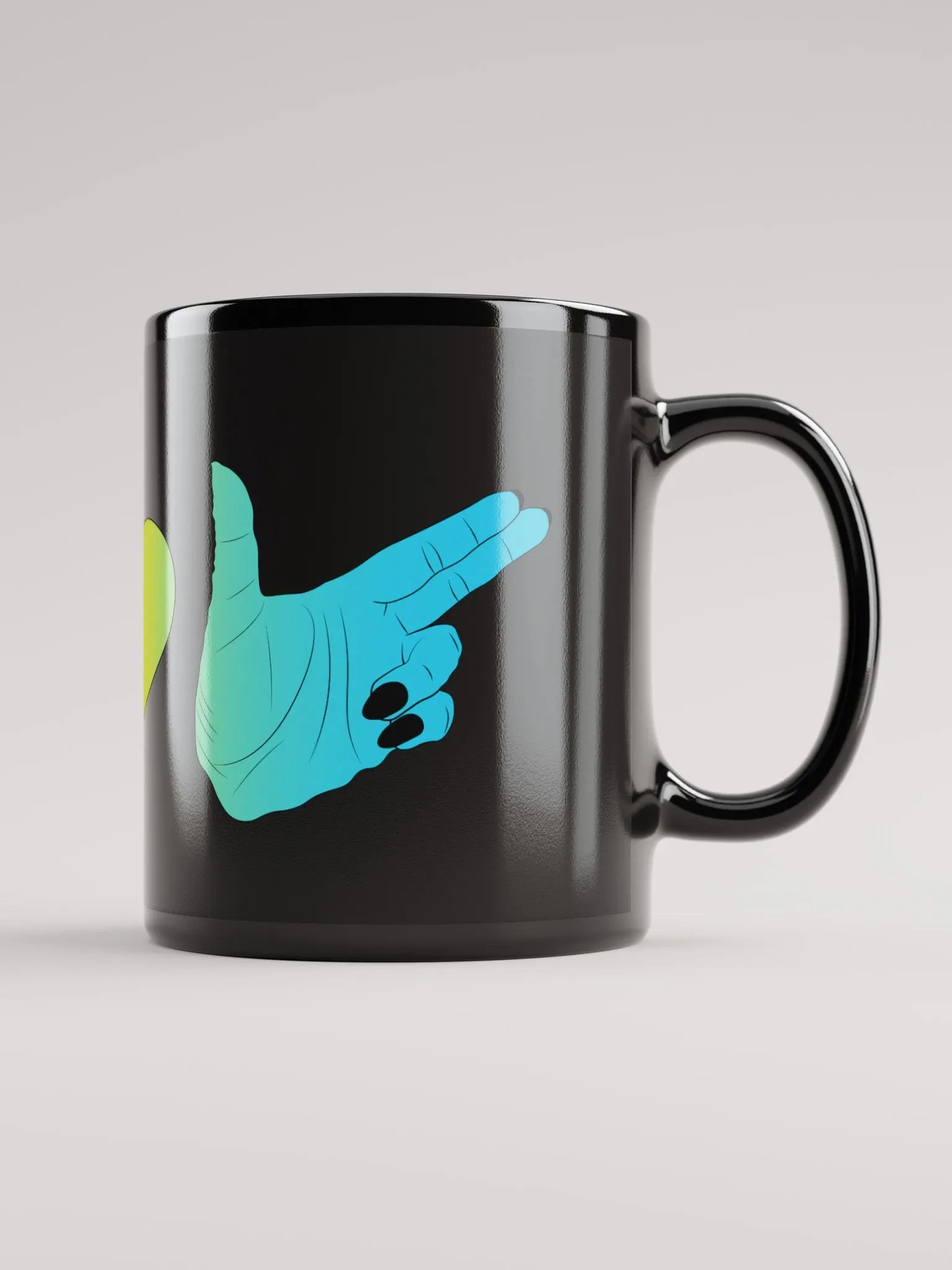 Finger Guns (pan flag) Mug product image (2)