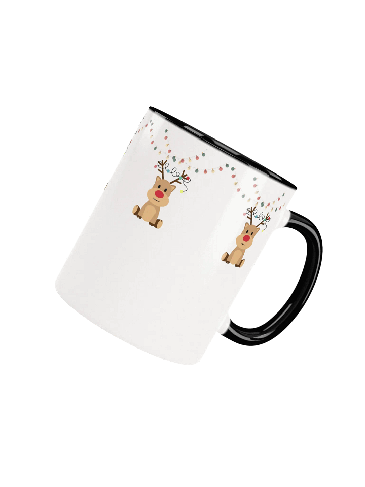 Festive Reindeer Lights Ceramic Mug product image (1)