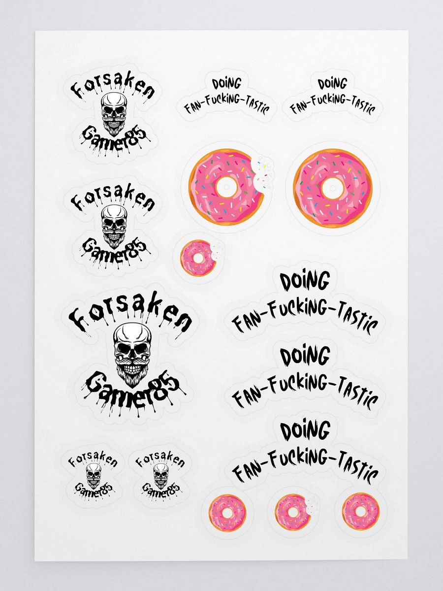 FORSAKEN STICKER SHEET product image (3)