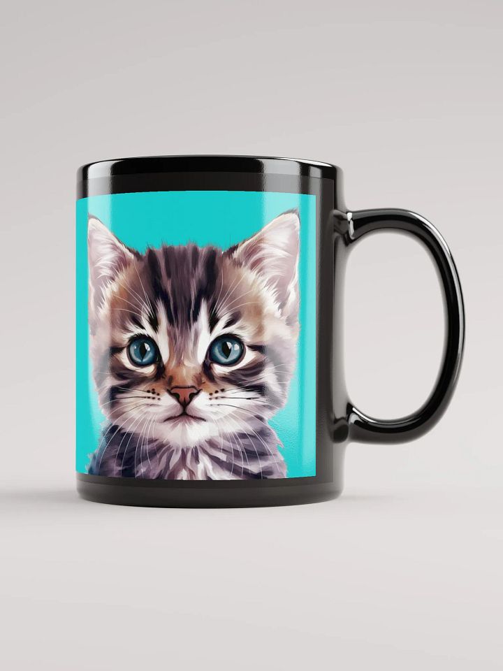 Cat Mug Turquoise product image (1)