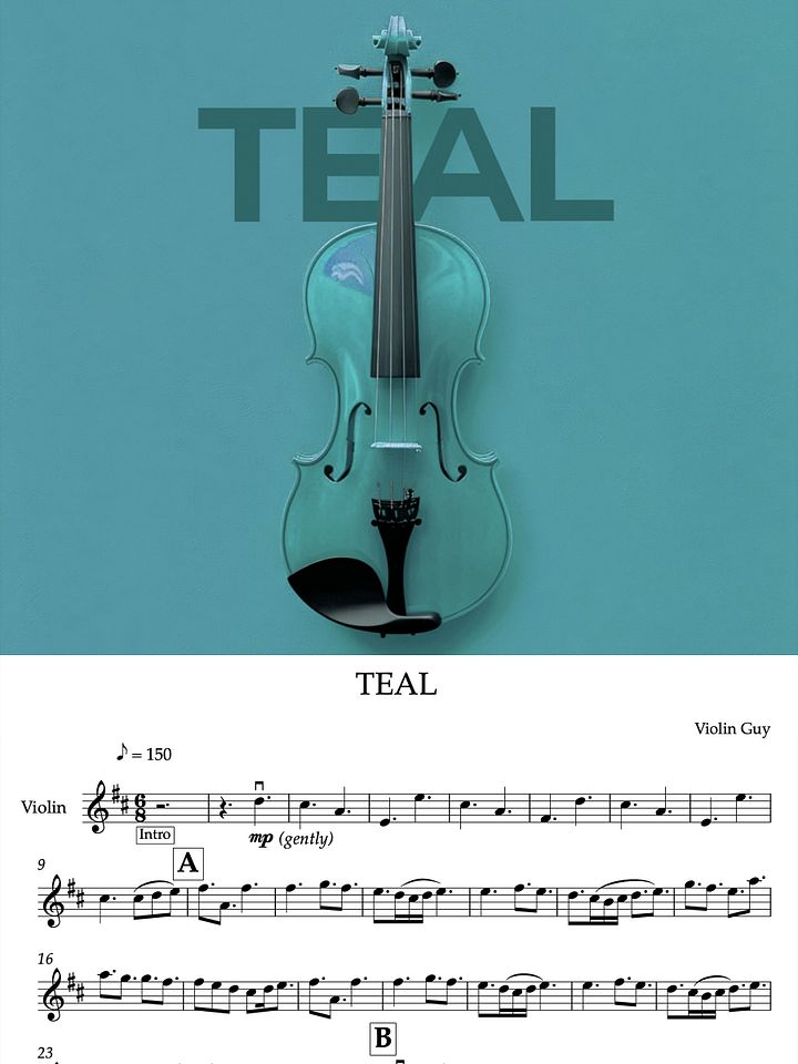 TEAL - Sheet Music product image (1)