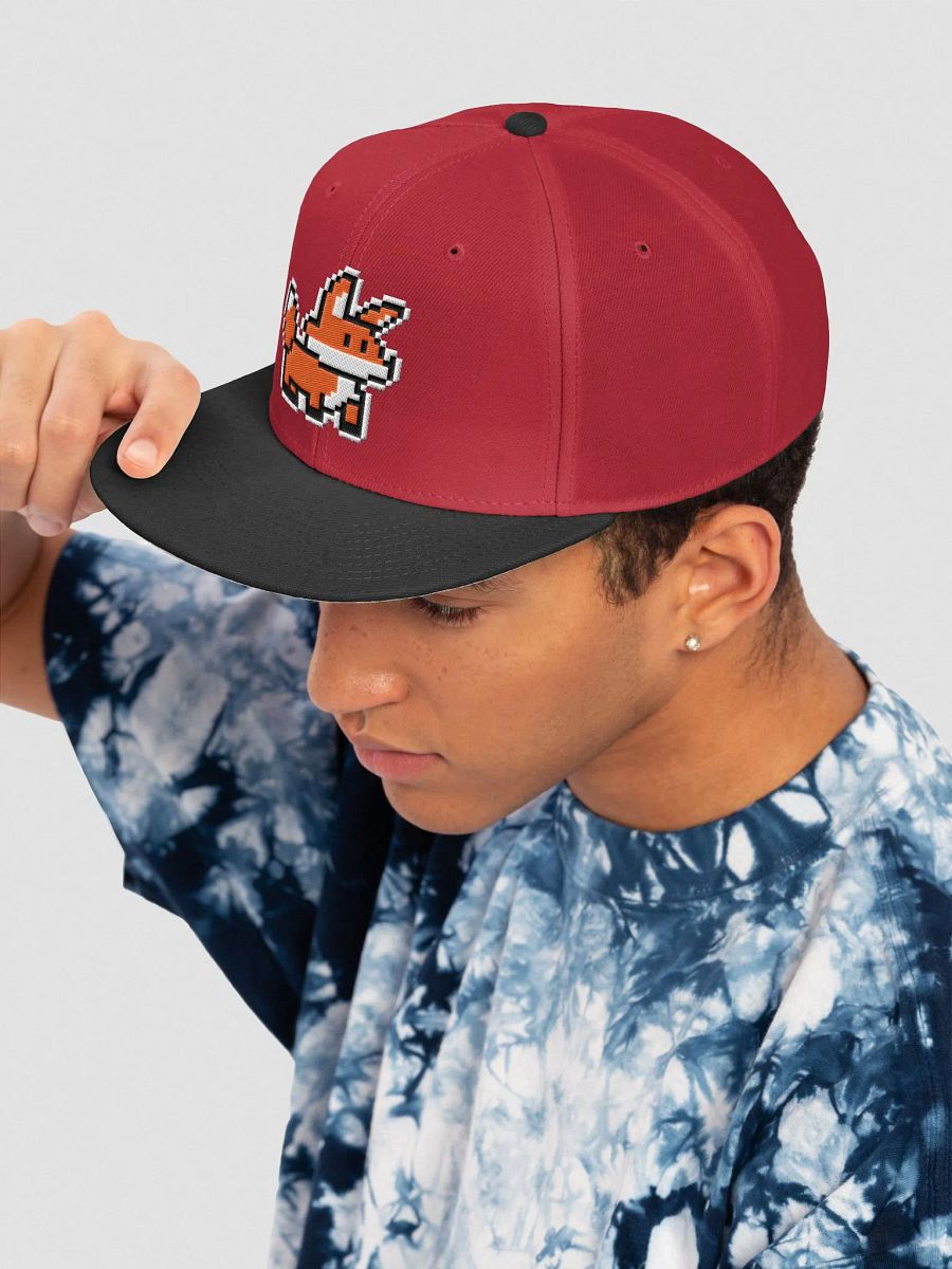 Pixel Fox Wool Blend Snapback product image (7)