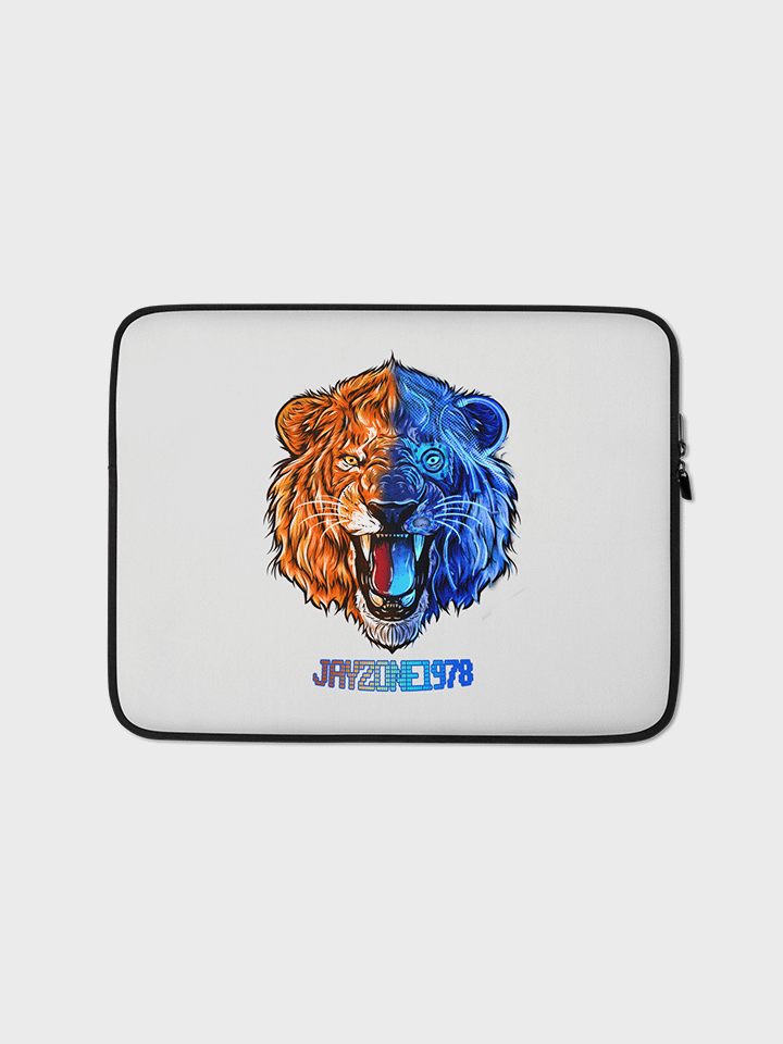 Grayish Laptop Sleeve with Logo product image (1)