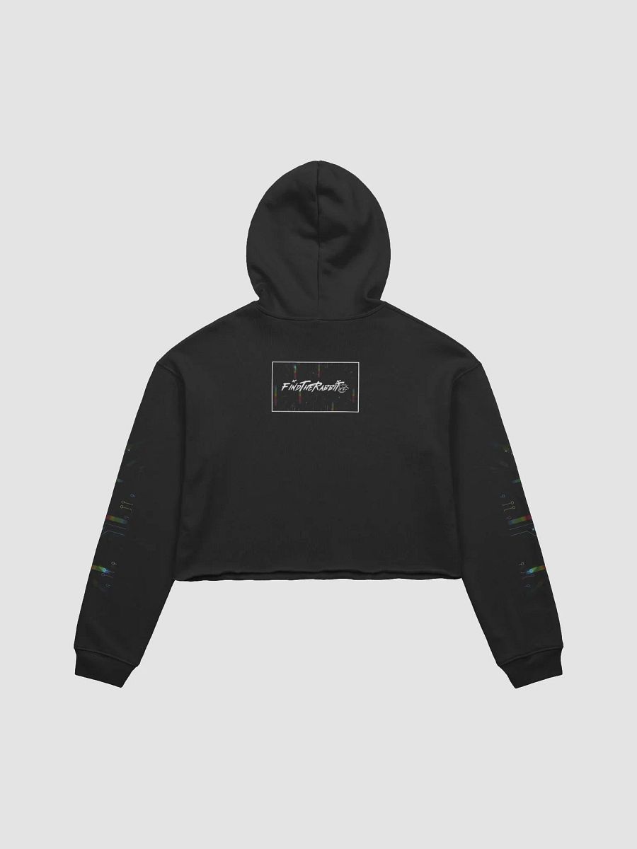 VTuber Digital Glitch Crop Hoodie + Printed Sleeve product image (4)