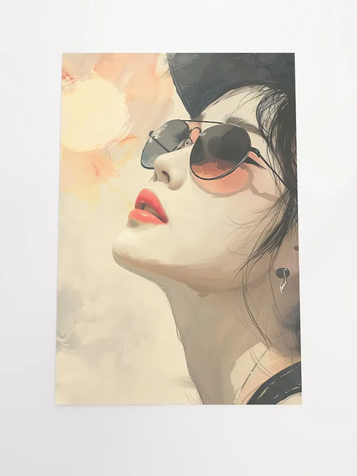 Sun-Kissed Reflections - Pop Art Poster product image (1)