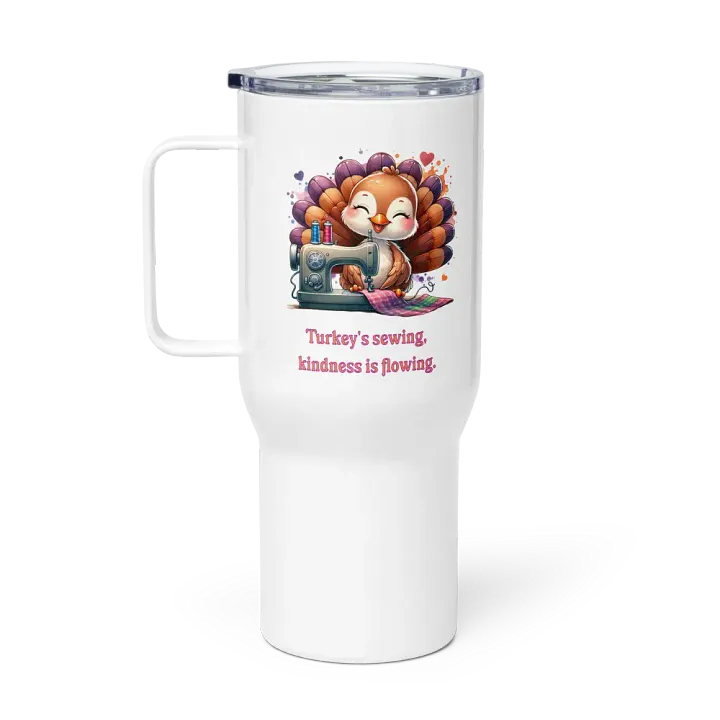 Turkey's sewing, Kindness is Flowing Travel Mug product image (1)