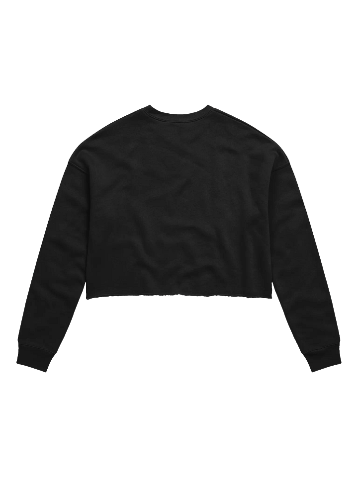 Glitchface Fleece Crop Sweatshirt product image (2)
