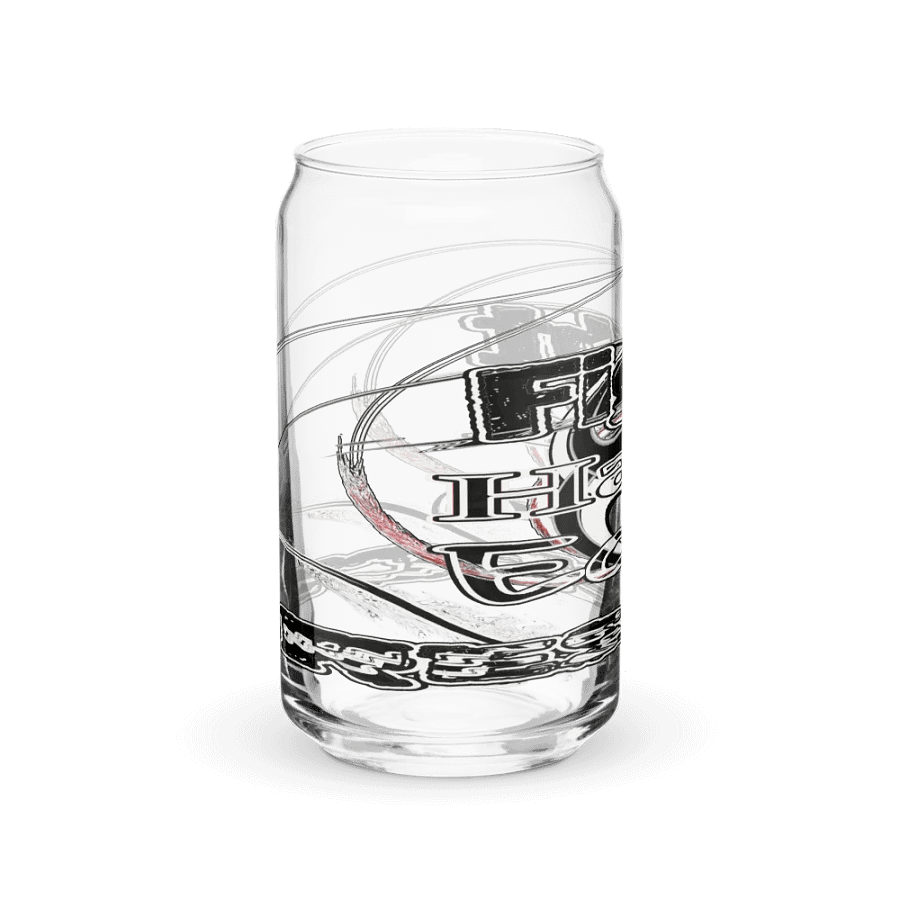 Fight Hard Earn Respect - Can-Shaped Glass and with Lid & Straw product image (10)