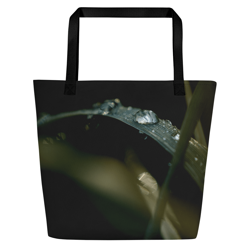 Große Tragetasche - Tautropfen auf Blatt product image (4)