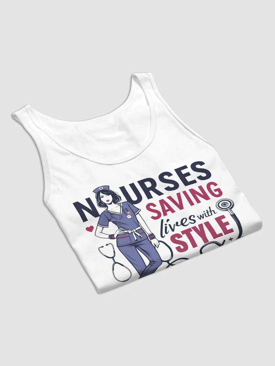 Nurse: Stylish live saving Nurse Tank product image (24)