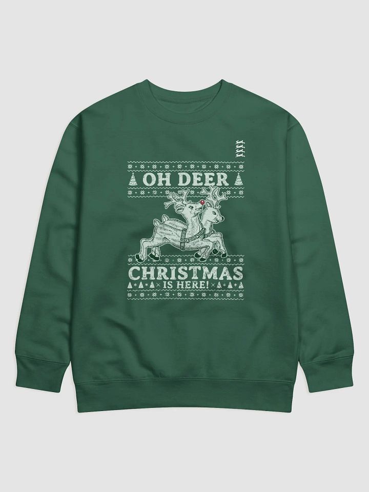 chfpar Friends / BRIGADE OH DEER CHRISTMAS IS HERE Crewneck Sweatshirt product image (1)