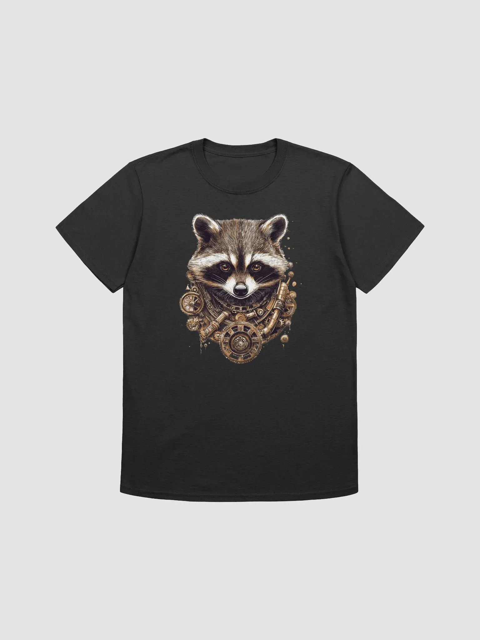 Steampunk Raccoon Unisex T-Shirt product image (1)
