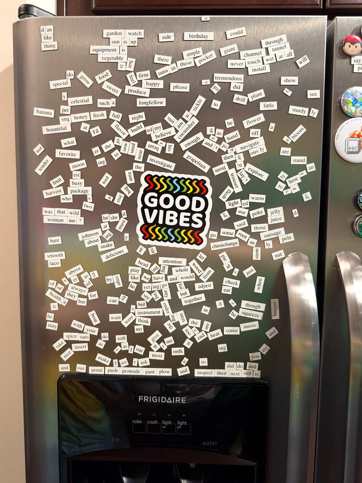 Good Vibes Die-Cut Magnet product image (4)