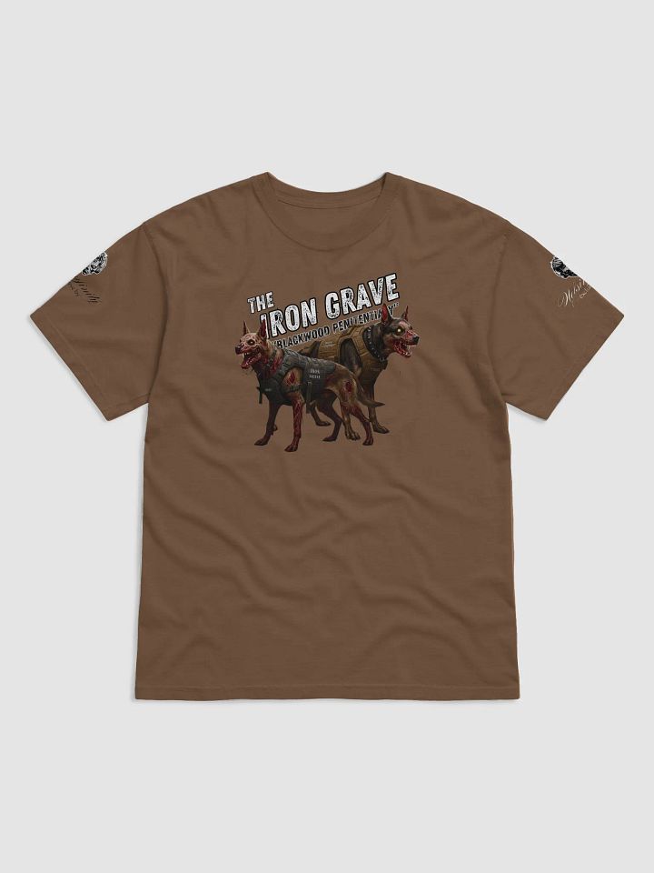The Iron Grave - Blackwood Penitentiary - The Rot Hounds - White Logo T-Shirt product image (5)