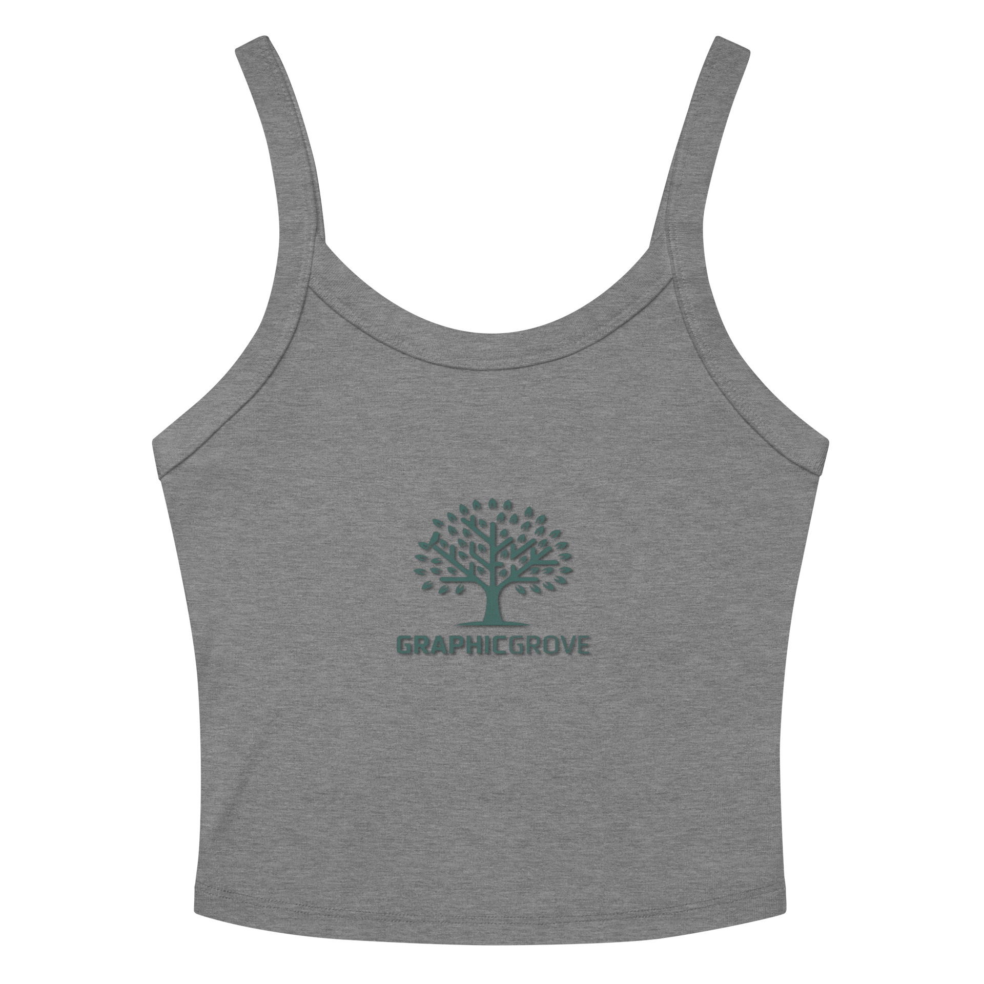 Women’s Micro-Rib Tank Top Graphic Grove Design – Stretch Fit XS-2XL product image (3)