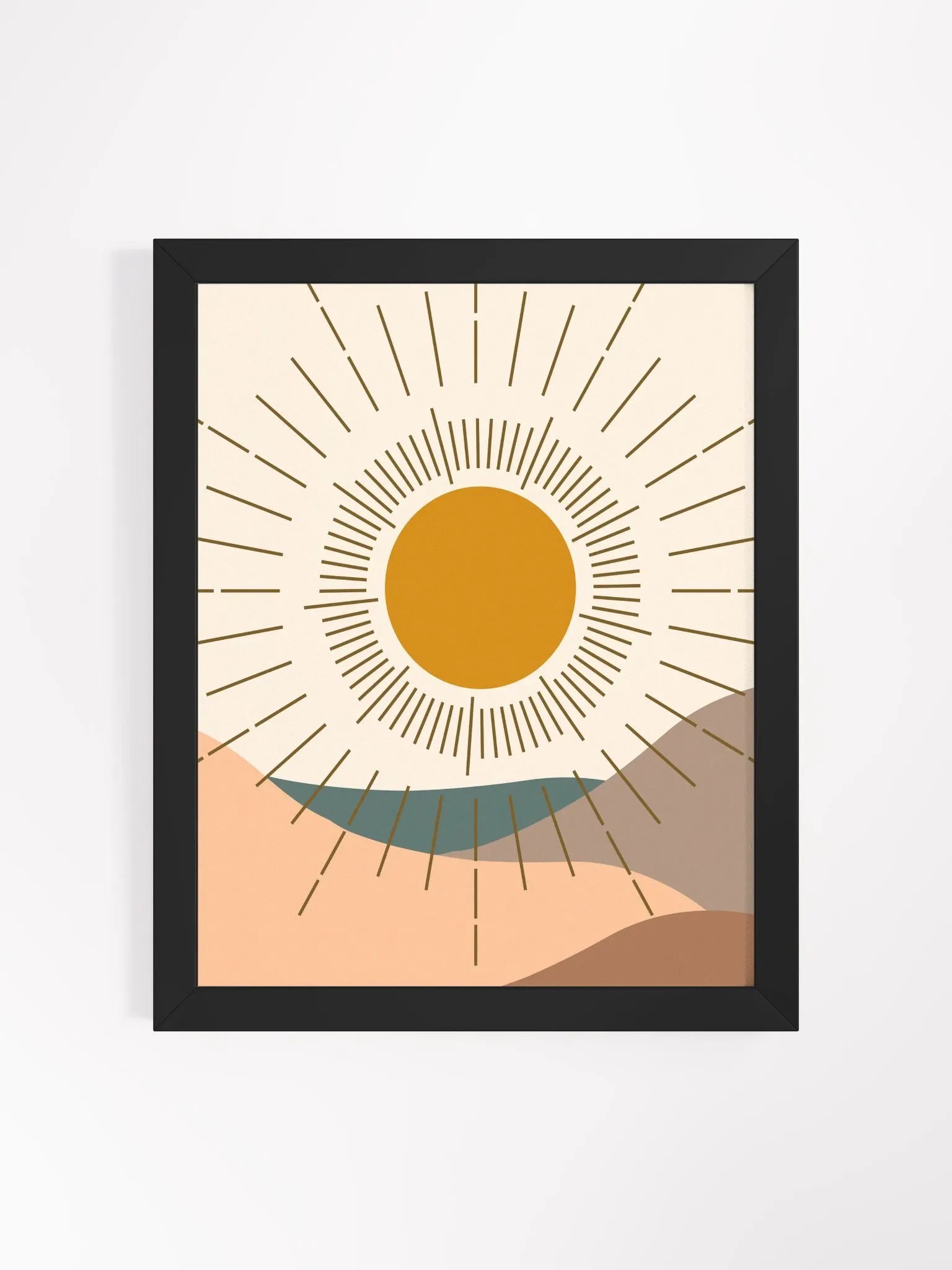 Radiant Sunburst Framed Poster product image (17)