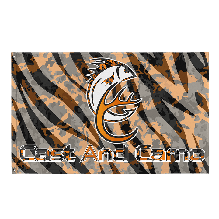 Cast And Camo Tiger Flag product image (1)
