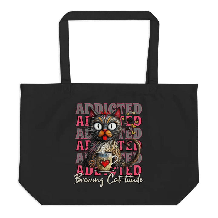 Addicted Brewing Cat-titude Whimsical Tote Bag product image (1)