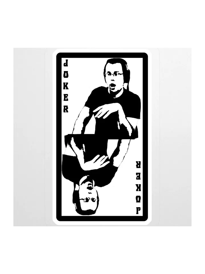 Joker's Wild Vinyl Sticker product image (1)