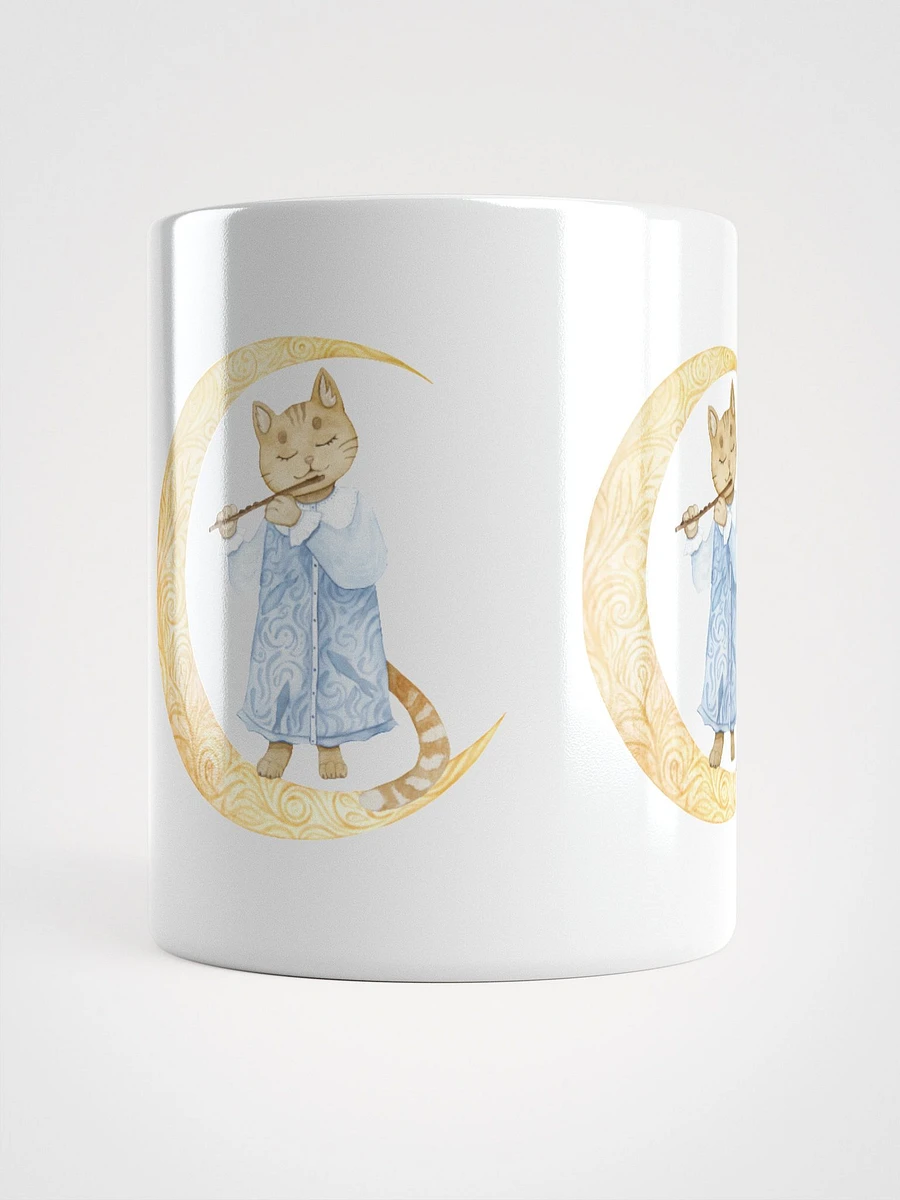 Flute Cat in the Moon Mug product image (5)