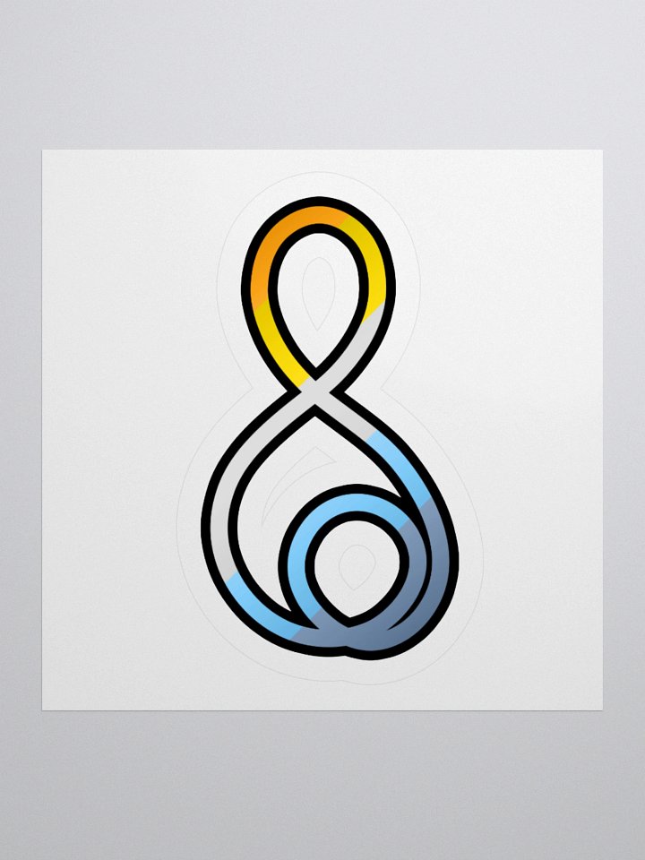 Treble Clef (Aroace) - Kiss Cut Sticker product image (1)