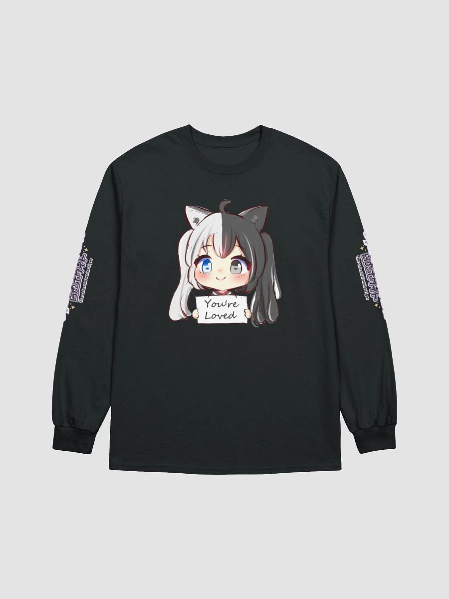 Cotton Long Sleeve T-Shirt (Unisex) - Byakko You Are Loved Edition product image (4)