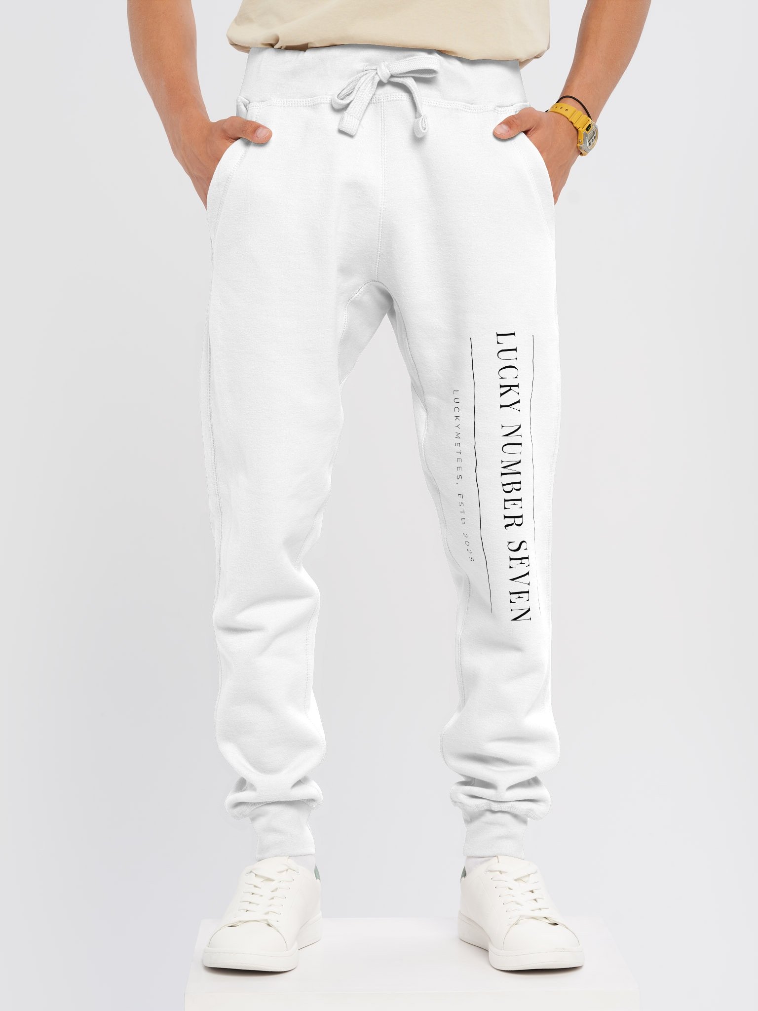 LUCKY NUMBER SEVEN Midnight Comfort Fleece Joggers product image (3)