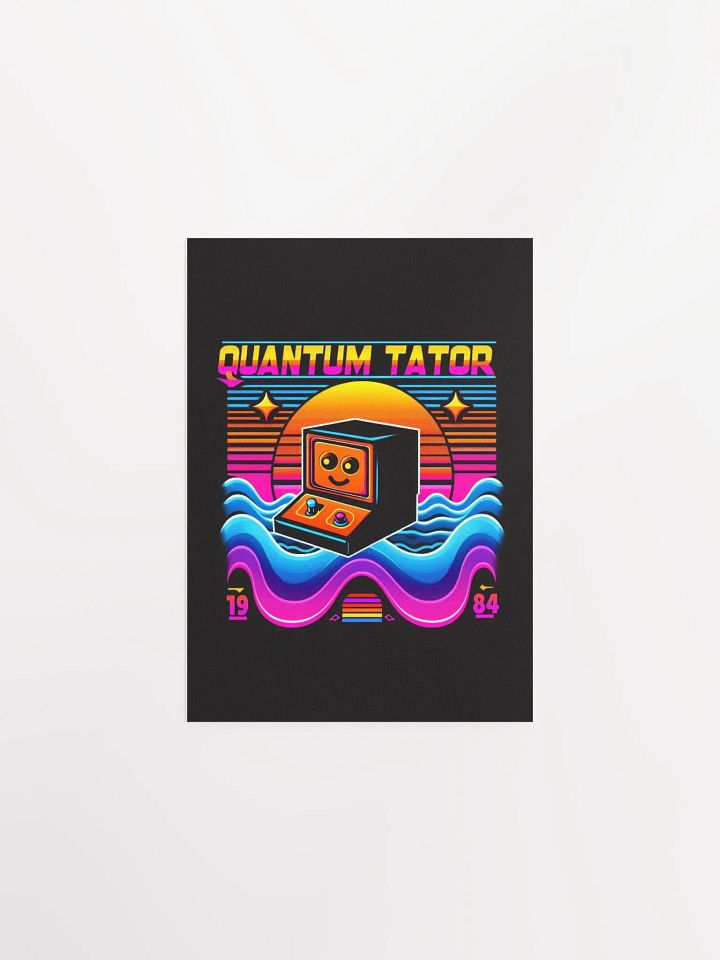 Retro-Futuristic Quantum Computer Poster product image (3)