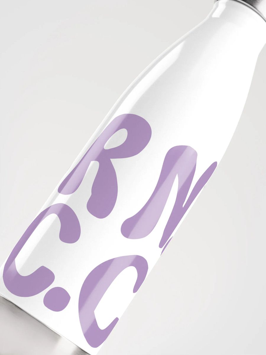BRN.2C.C.™ | Stainless Bottle | East Side Lavender on White 💧 product image (5)