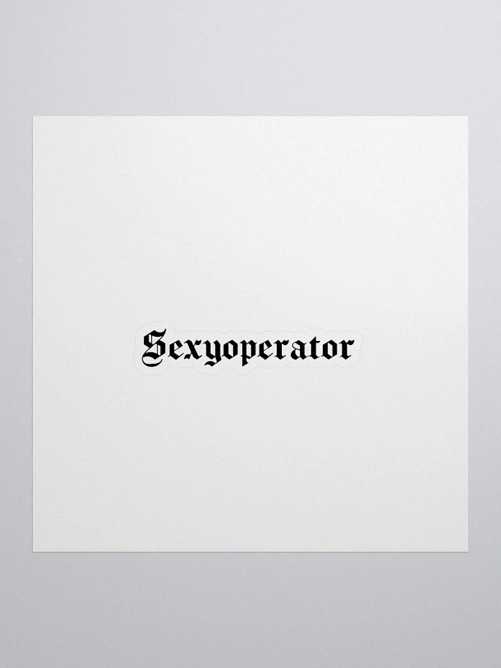 Sexyoperator sticker product image (1)
