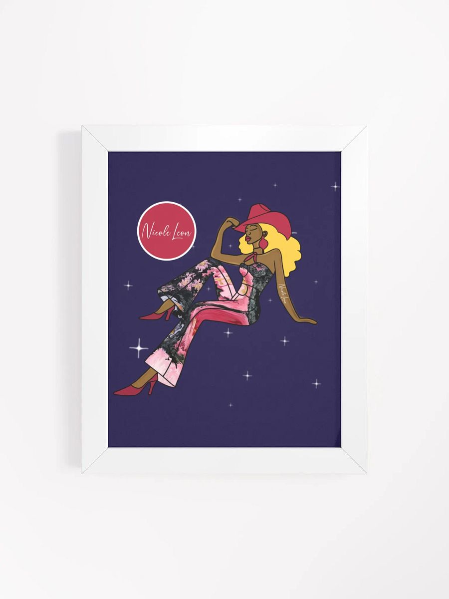 Chic Crossed Jumpsuit Matte Poster product image (4)