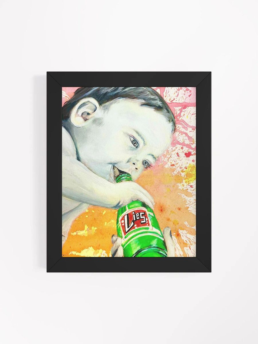 Baby Drinking Lies Print product image (4)