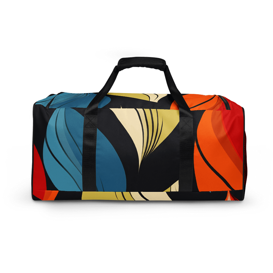 Vibrant Leafy Dreams All-Over Duffle Bag product image (4)