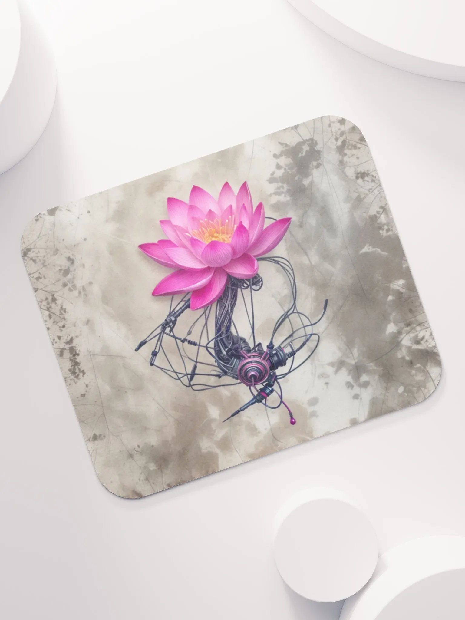 Digital Lotus Mouse Pad product image (7)