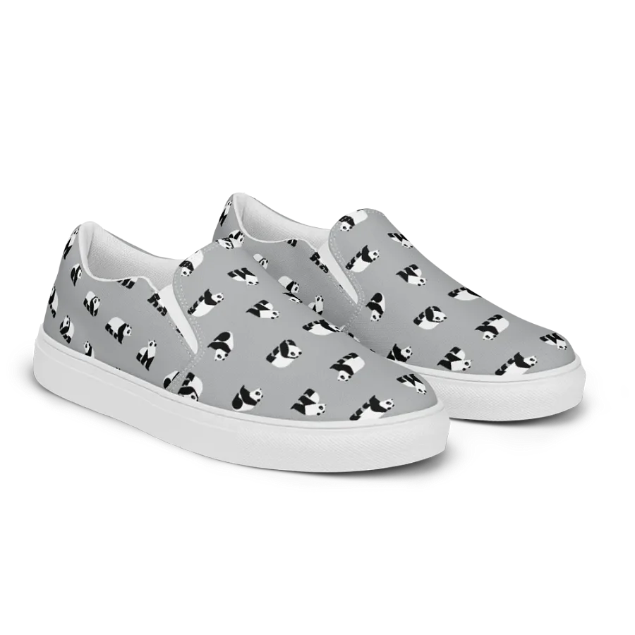Pandas Are Here Slip-on Sneakers (Women’s) Image 2