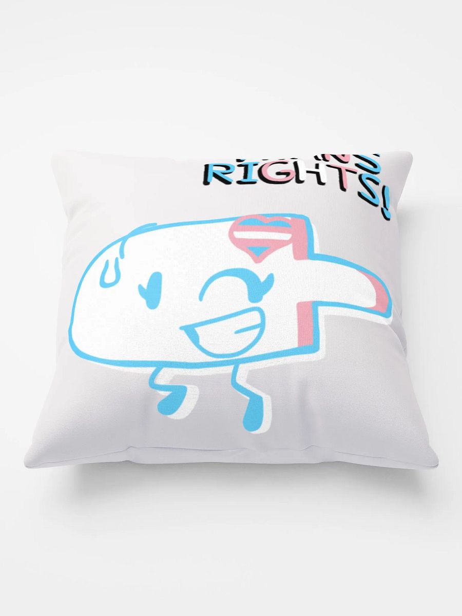 Treasure Tree Trans Rights Pillow product image (1)