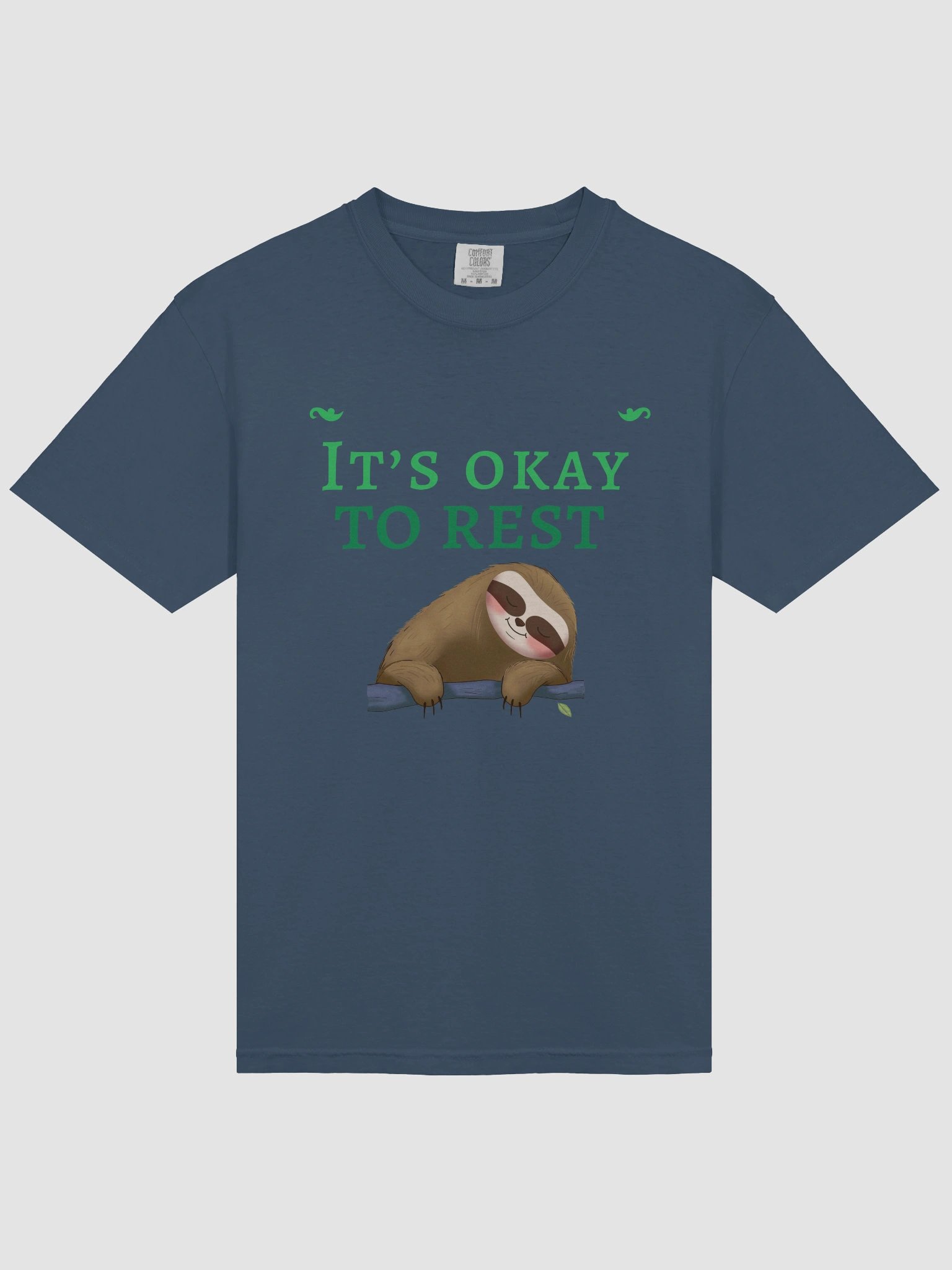Restful Sloth Comfort T-Shirt product image (21)