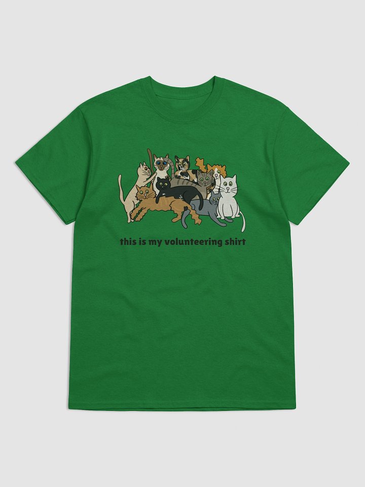 Cat Pile w/ Ames Animal Shelter Volunteer T-Shirt product image (1)